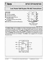 DataSheet SP483E pdf